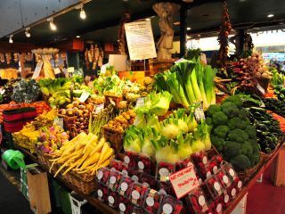 A Display Of Fresh Produce